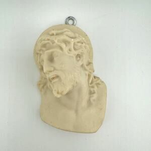 Jesus Christ Crown Of‎ Thorns Halo In Relief Wall Hanging Plaque
